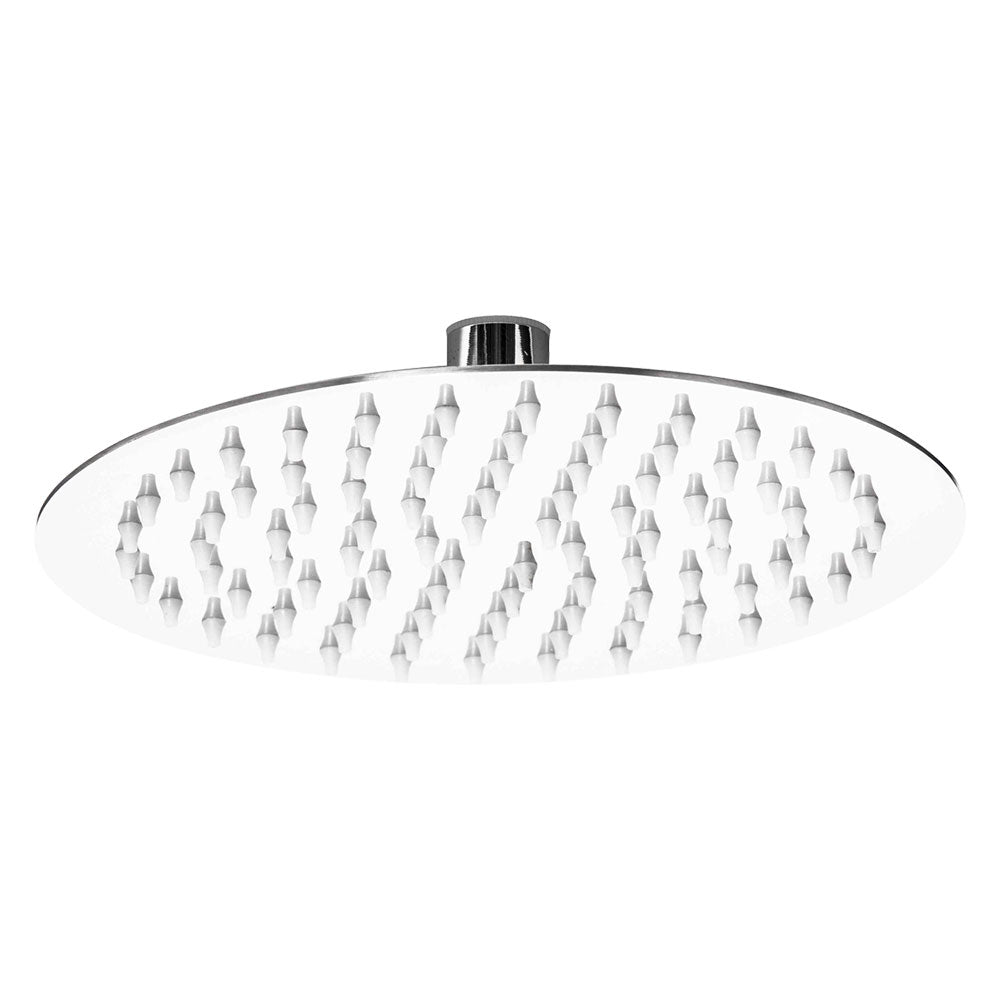 Soffione tondo Smart anticalcare in acciaio inox Ø 20 cm