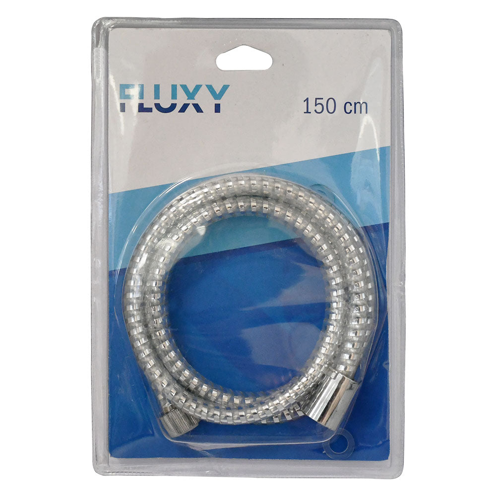 Flessibile per doccia in PVC con guaina trasparente 150 cm