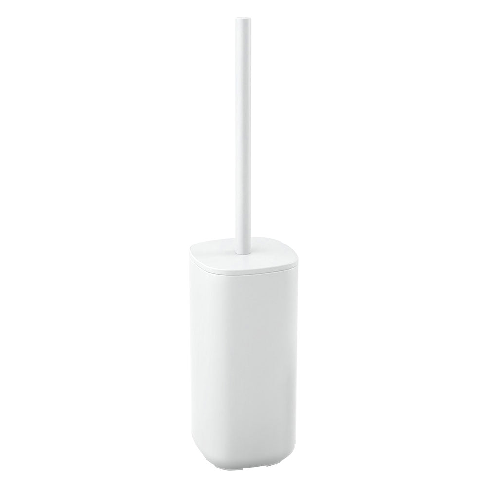 Porta scopino Pod bianco in resina termoplastica da terra 9,2x9,2x39,5 cm