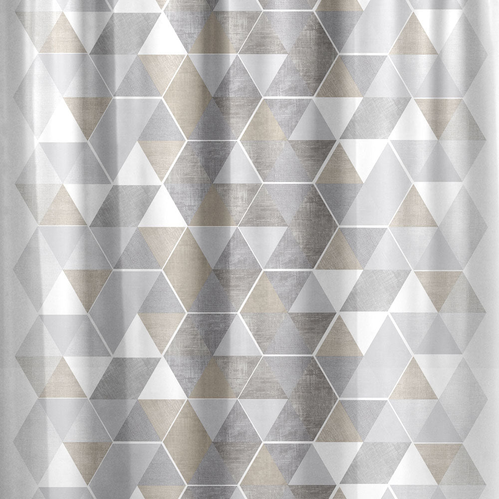 Tenda da doccia impermeabile in PVC 180x200 cm con anelli e occhielli Immagine principale del prodotto