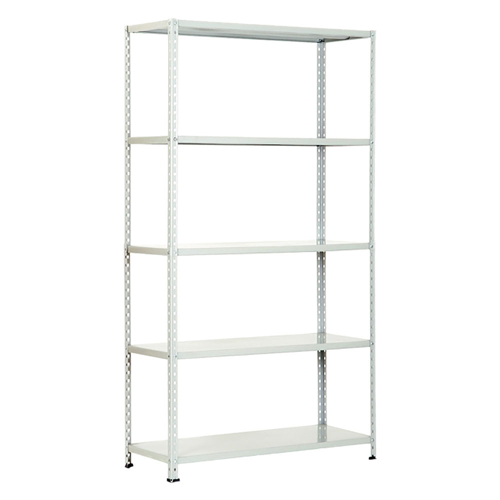Scaffale Securkit Pro-Metal 100x40x186 cm in acciaio bianco con portata 400 kg