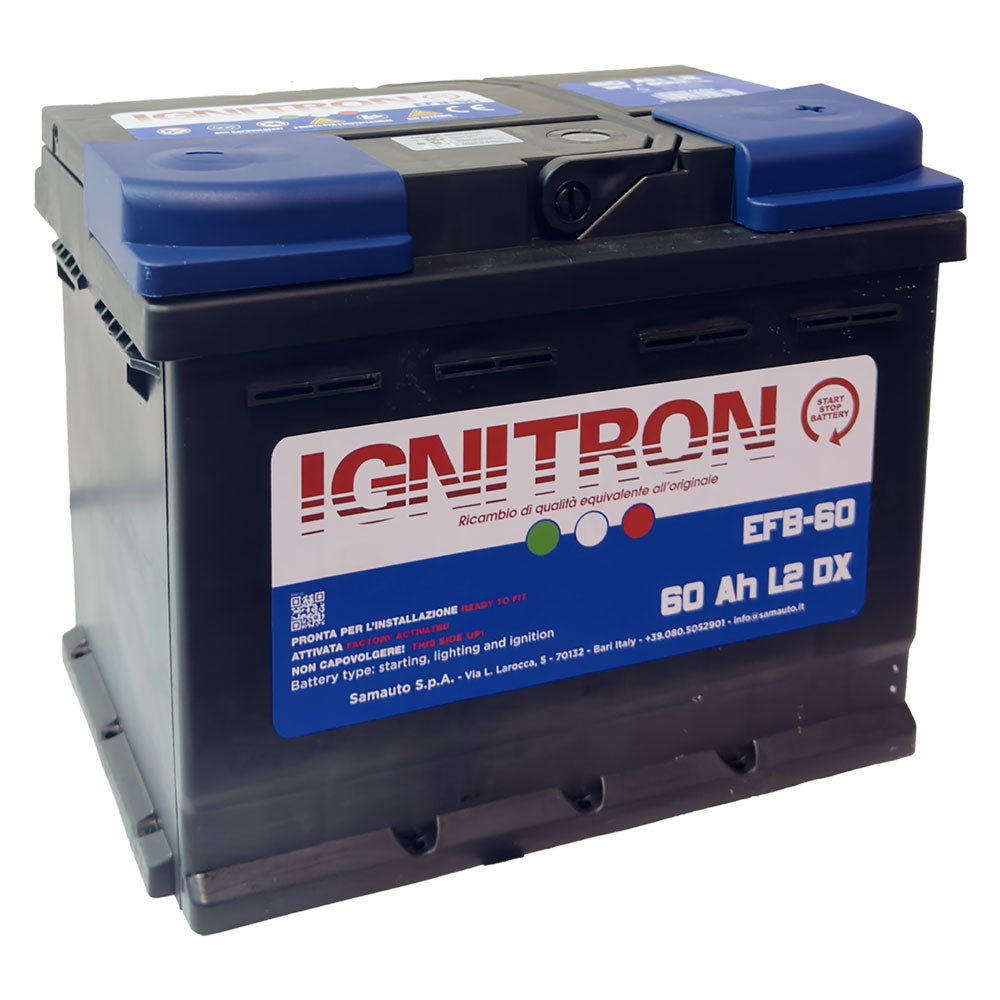 Batteria per auto Ignitron EFB Start & Stop 60Ah
