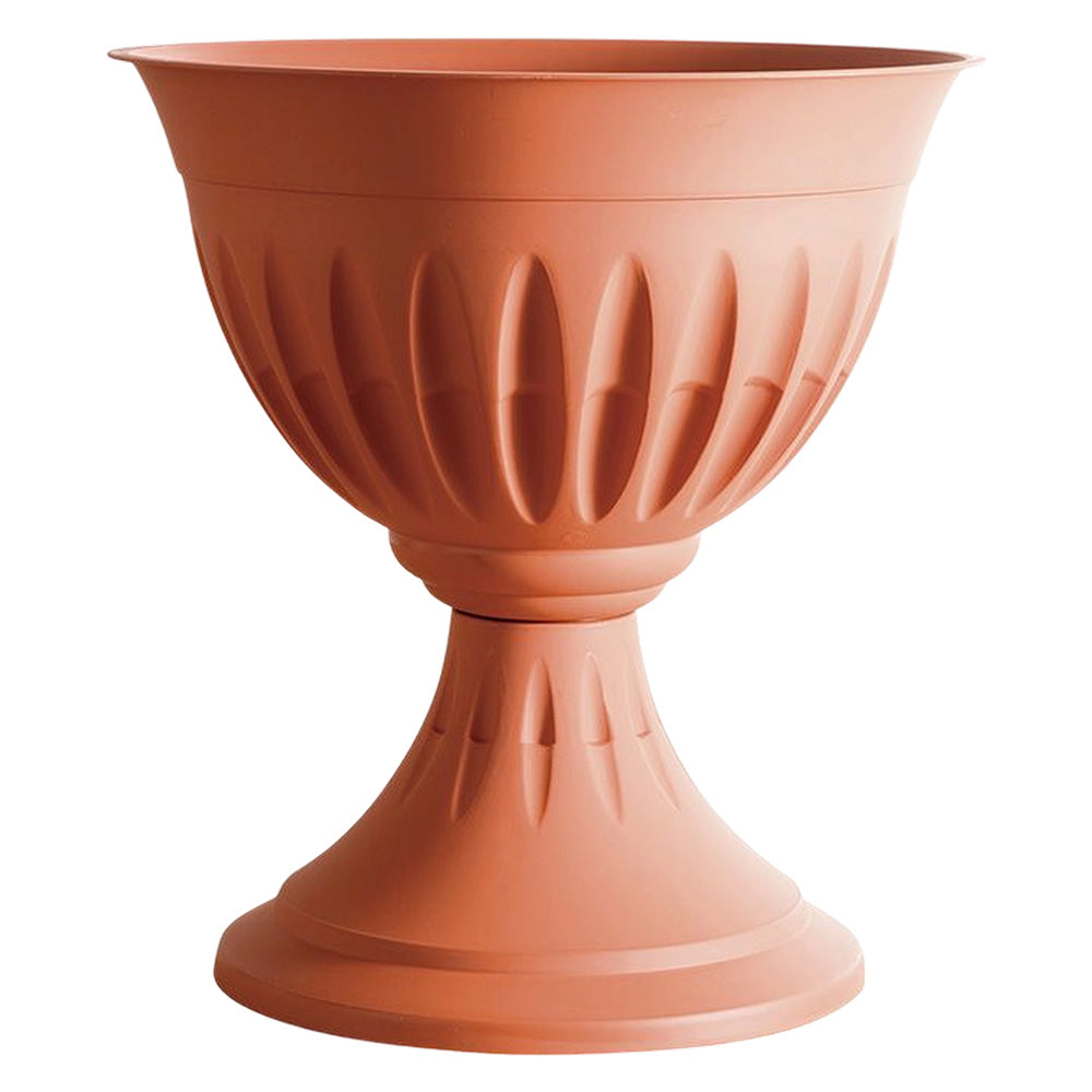 Vaso a calice in PVC terracotta Ø 25 x h 26,5 cm capienza 4 litri