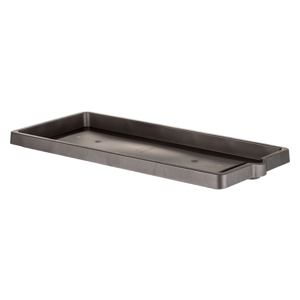Sottovaso per fioriera rettangolare Bama antracite 75x33,5 cm effetto legno Immagine principale del prodotto