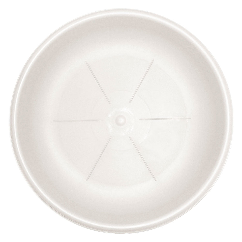 Sottovaso rotondo bianco BAMA in polipropilene ø 26 cm per vaso ø 30 cm Immagine principale del prodotto