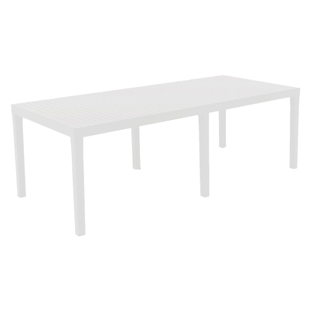 Tavolo allungabile da esterno Indo in polipropilene bianco 150/220 cm Immagine principale del prodotto