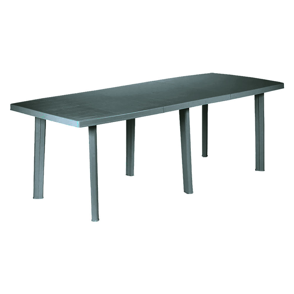 Tavolo allungabile da giardino Trio verde in polipropilene 180-216 cm
