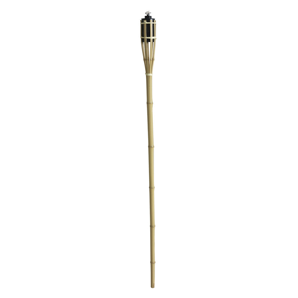 Torcia da giardino in bambù da 120 cm con serbatoio da 0,2 litri Immagine principale del prodotto