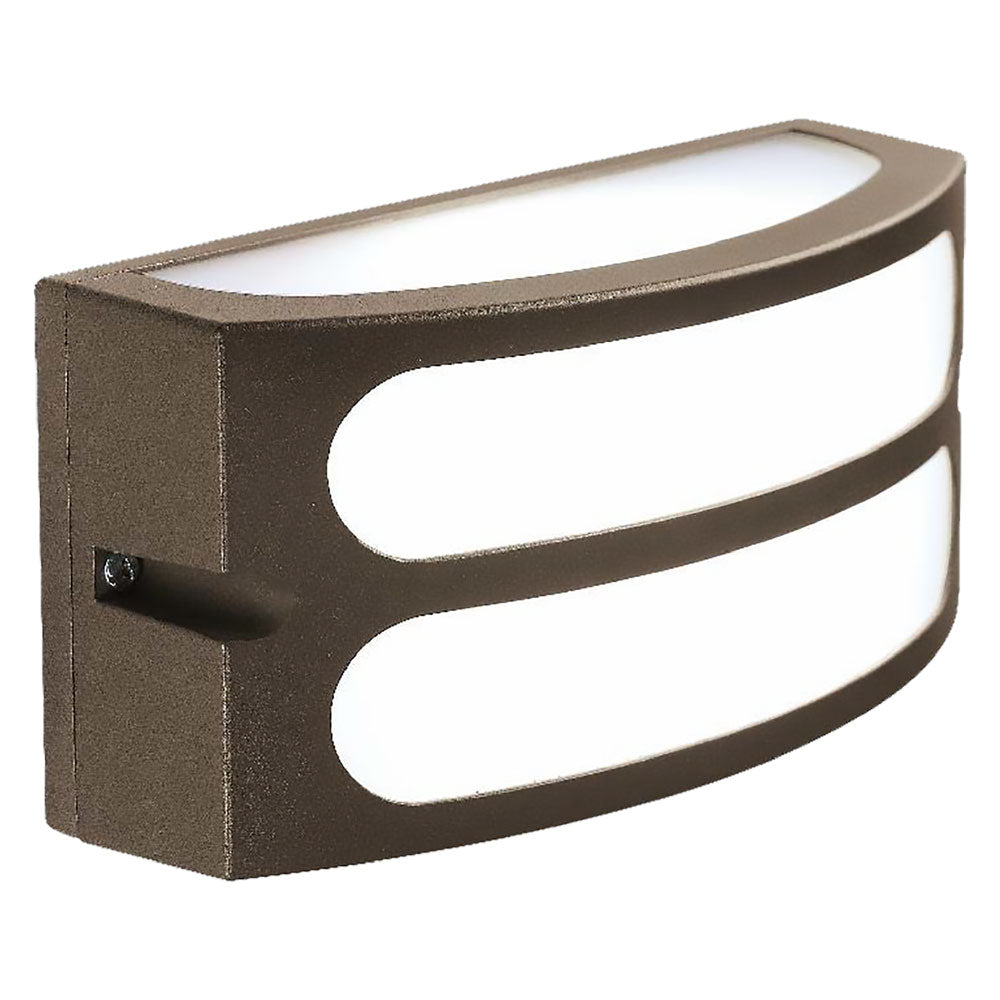 Applique da esterno Squba marrone in alluminio 22x8,5x10 cm IP54 Sovil Immagine principale del prodotto