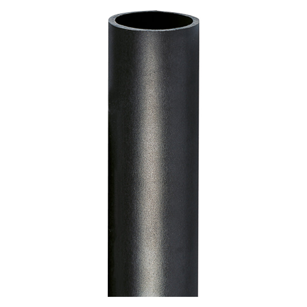 Palo per lanterna in policarbonato nero diametro 60 mm e altezza 2 metri per giardino Immagine principale del prodotto