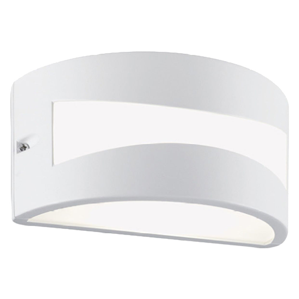 Applique LED Tibet da parete colore bianco 10W per esterni IP54 Sovil