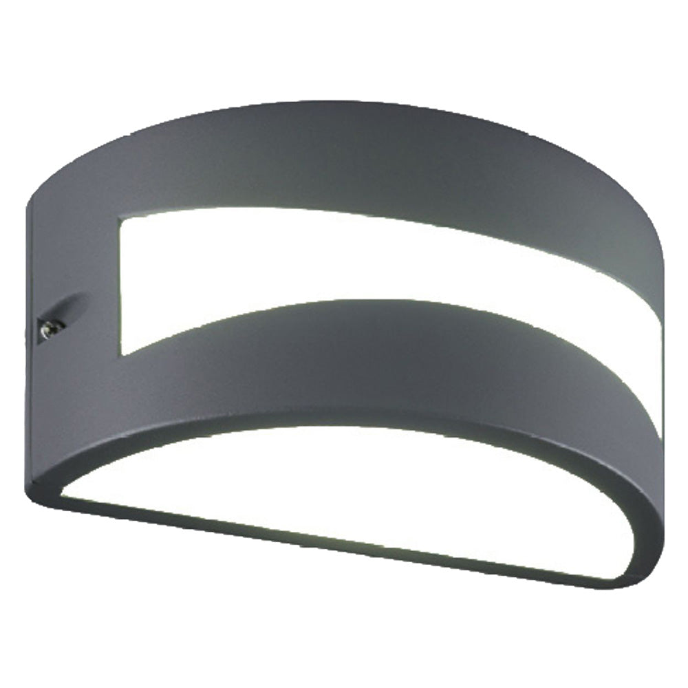Applique LED Tibet 10W colore grafite per esterni IP54