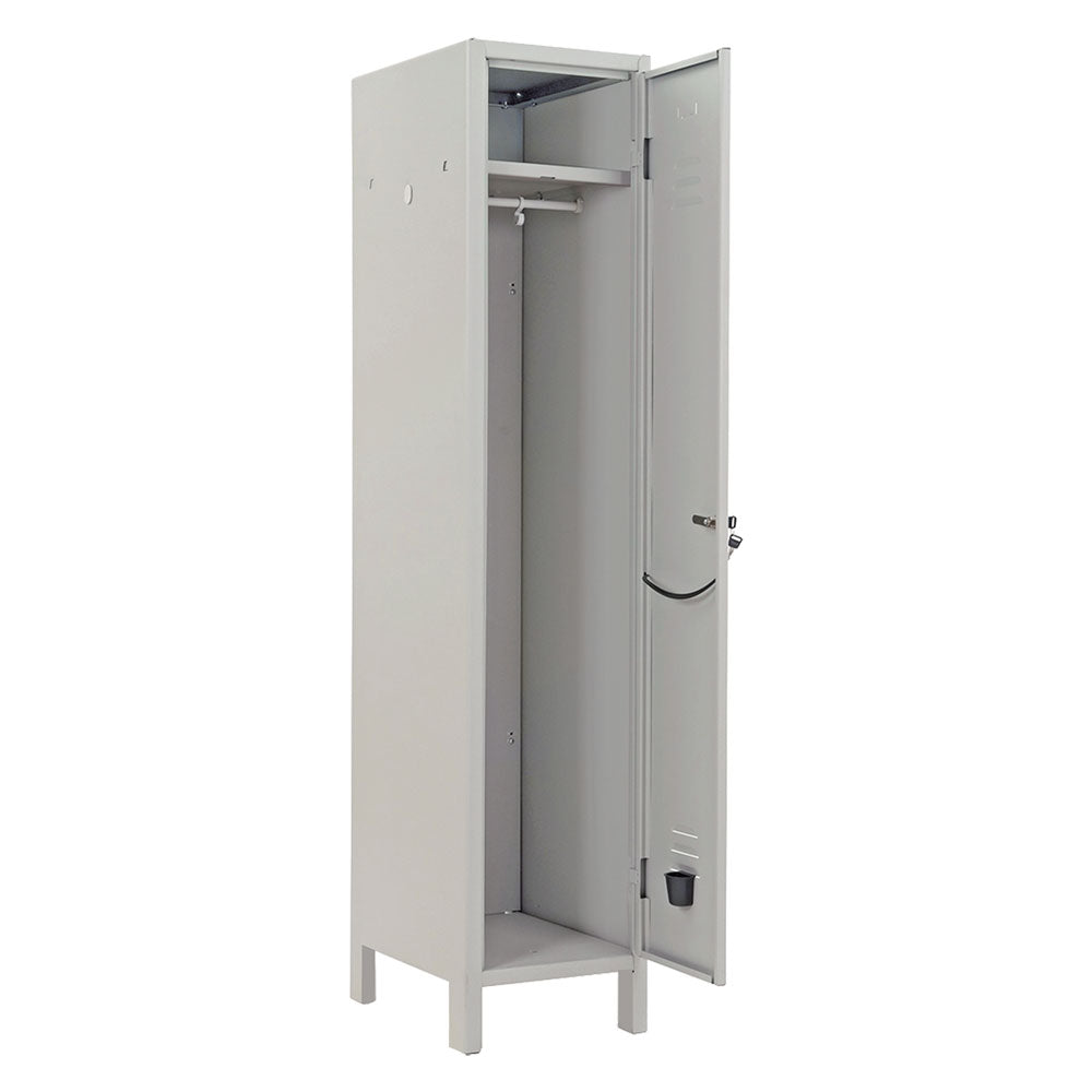 Armadio spogliatoio Pratiko Prometal 1 posto salvaspazio 36x34x180 cm in acciaio