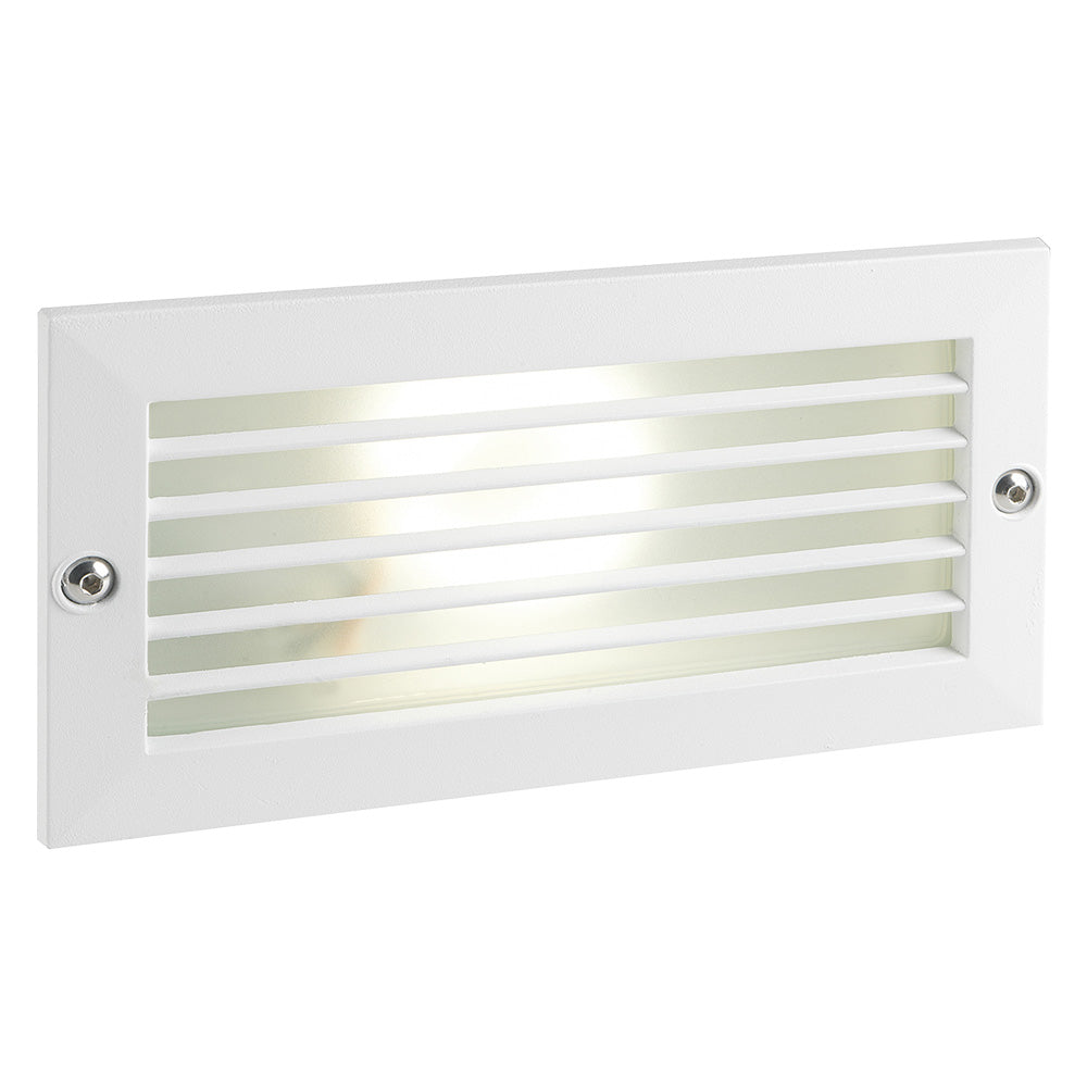 Segnapasso LED da incasso rettangolare Escape bianco 10W 700 lumen per illuminazione esterna IP54 Sovil