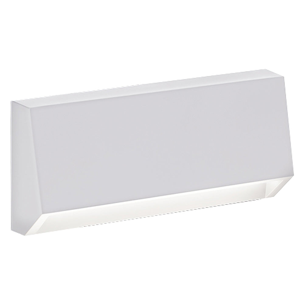Segnapasso rettangolare LED 3W Way 4000K bianco Sovil per illuminazione esterna da parete senza scasso