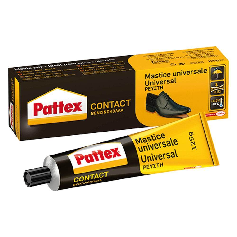 Pattex Mastice Superchiaro Universale a Contatto da 125 g - colla a contatto rapida Immagine principale del prodotto