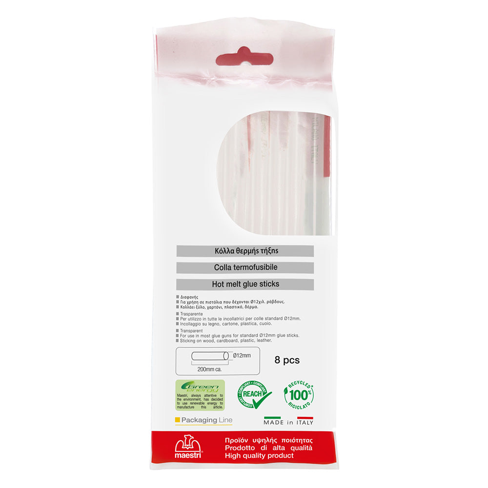 Stick di colla termofusibile Romeo Maestri 200x12 mm - confezione da 160 g Immagine principale del prodotto