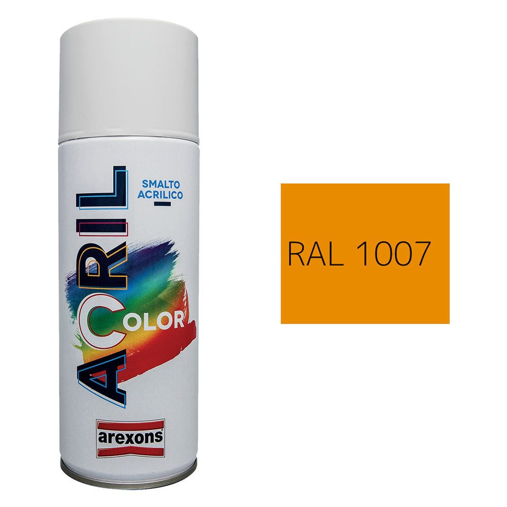 Smalto spray acrilico Arexons RAL 1007 Giallo Cromo 400 ml Immagine principale del prodotto
