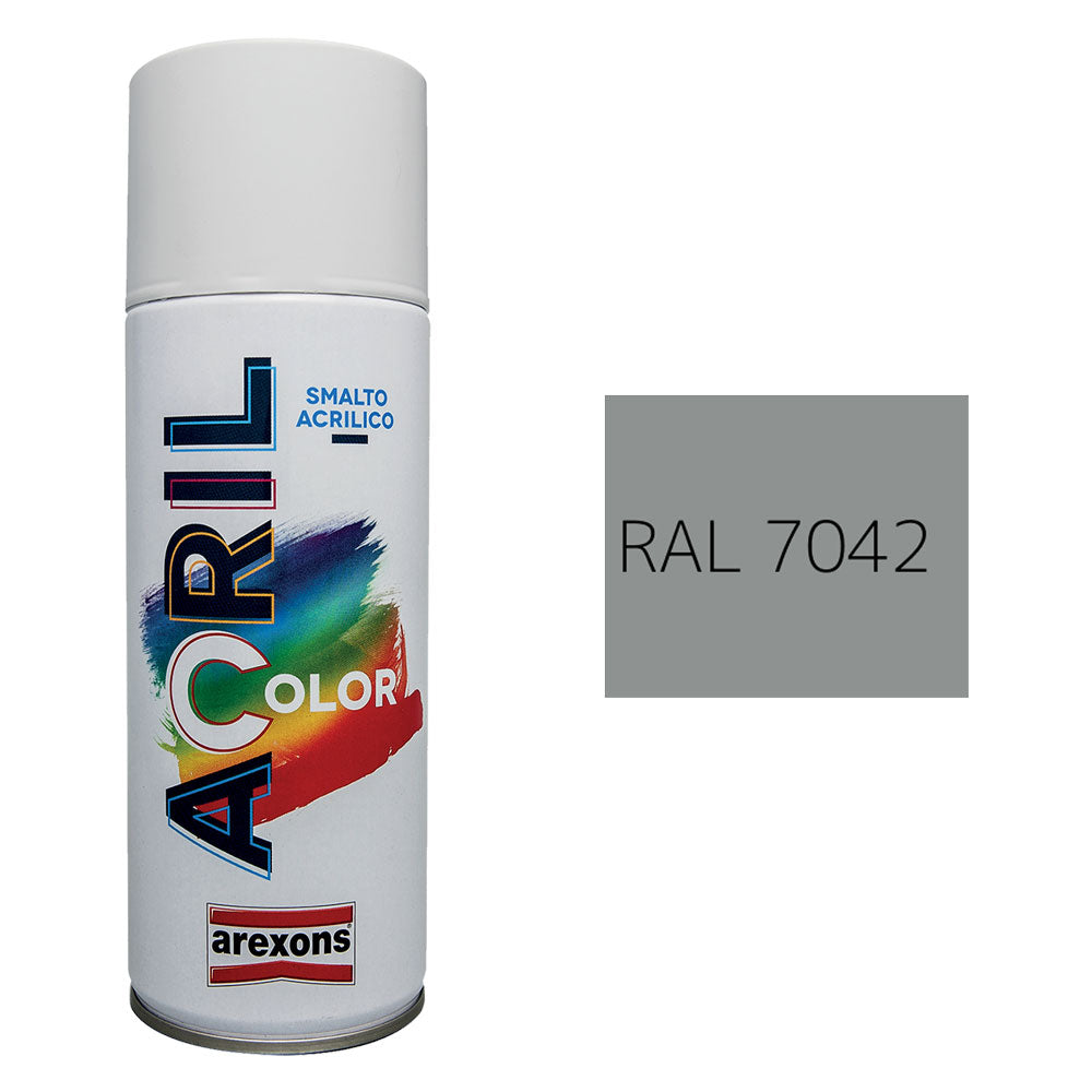 Smalto spray acrilico Arexons RAL 7042 Grigio Traffico A 400 ml Immagine principale del prodotto