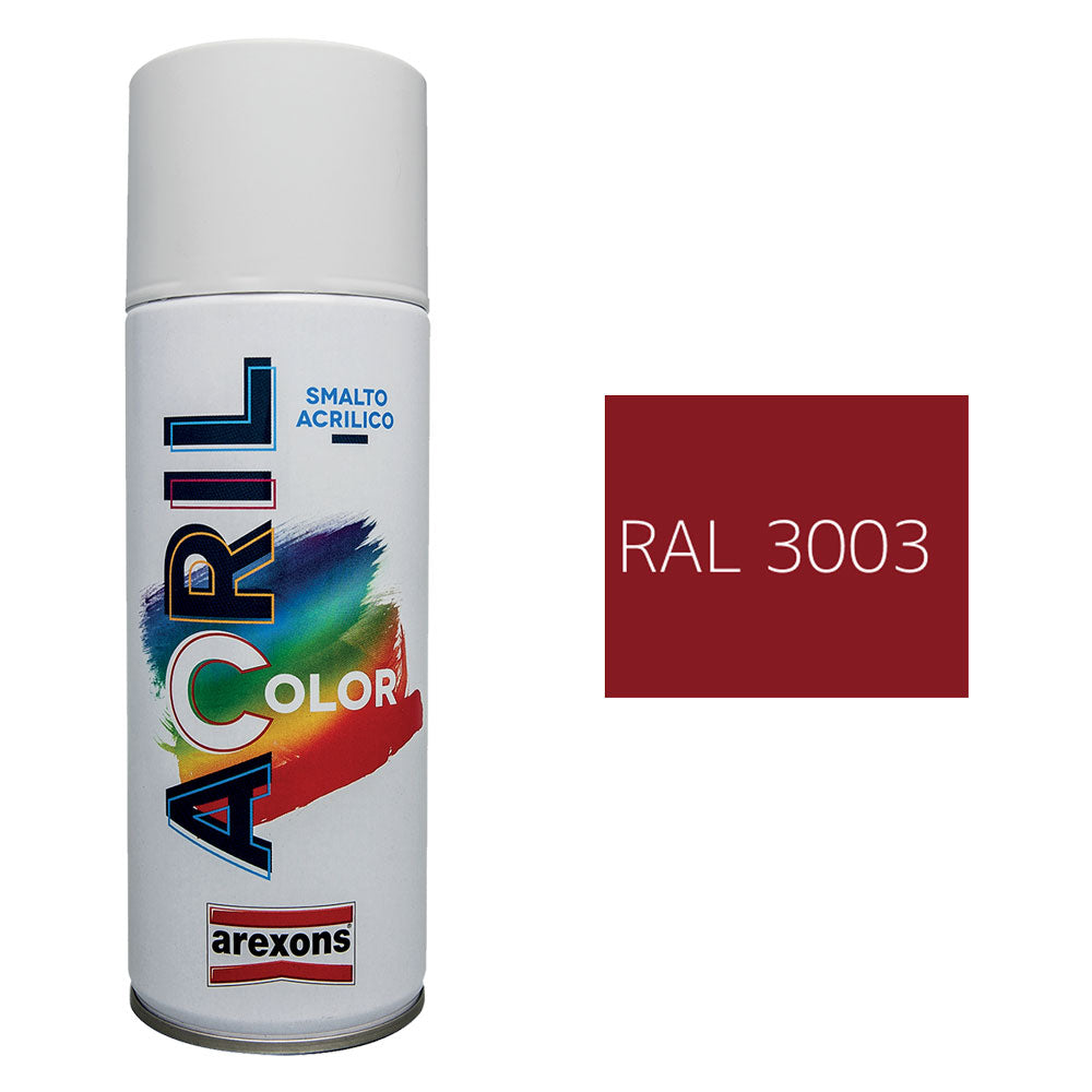 Smalto spray acrilico Arexons Rosso Rubino RAL 3003 400 ml Immagine principale del prodotto