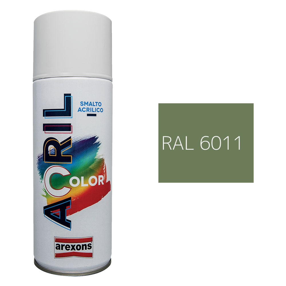 Smalto spray acrilico Arexons Verde Reseda RAL 6011 400 ml Immagine principale del prodotto