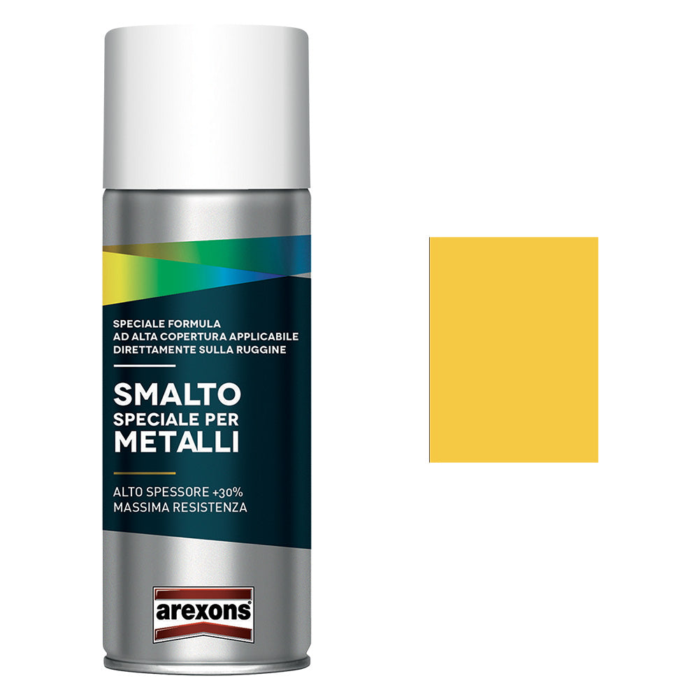 Smalto spray per metalli Arexons giallo traffico 400 ml Immagine principale del prodotto