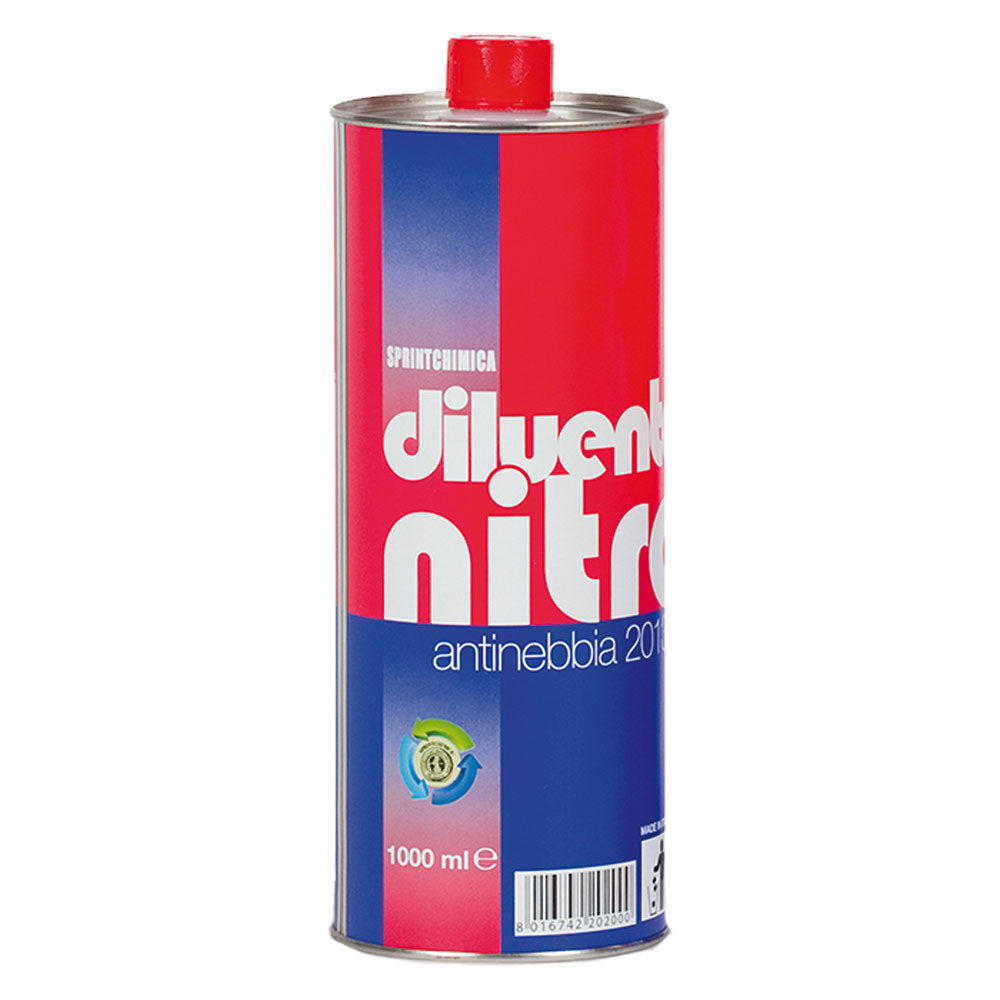 Diluente Nitro Antinebbia Sprintchimica da 1 litro per diluizione vernici e pulizia attrezzi Immagine principale del prodotto
