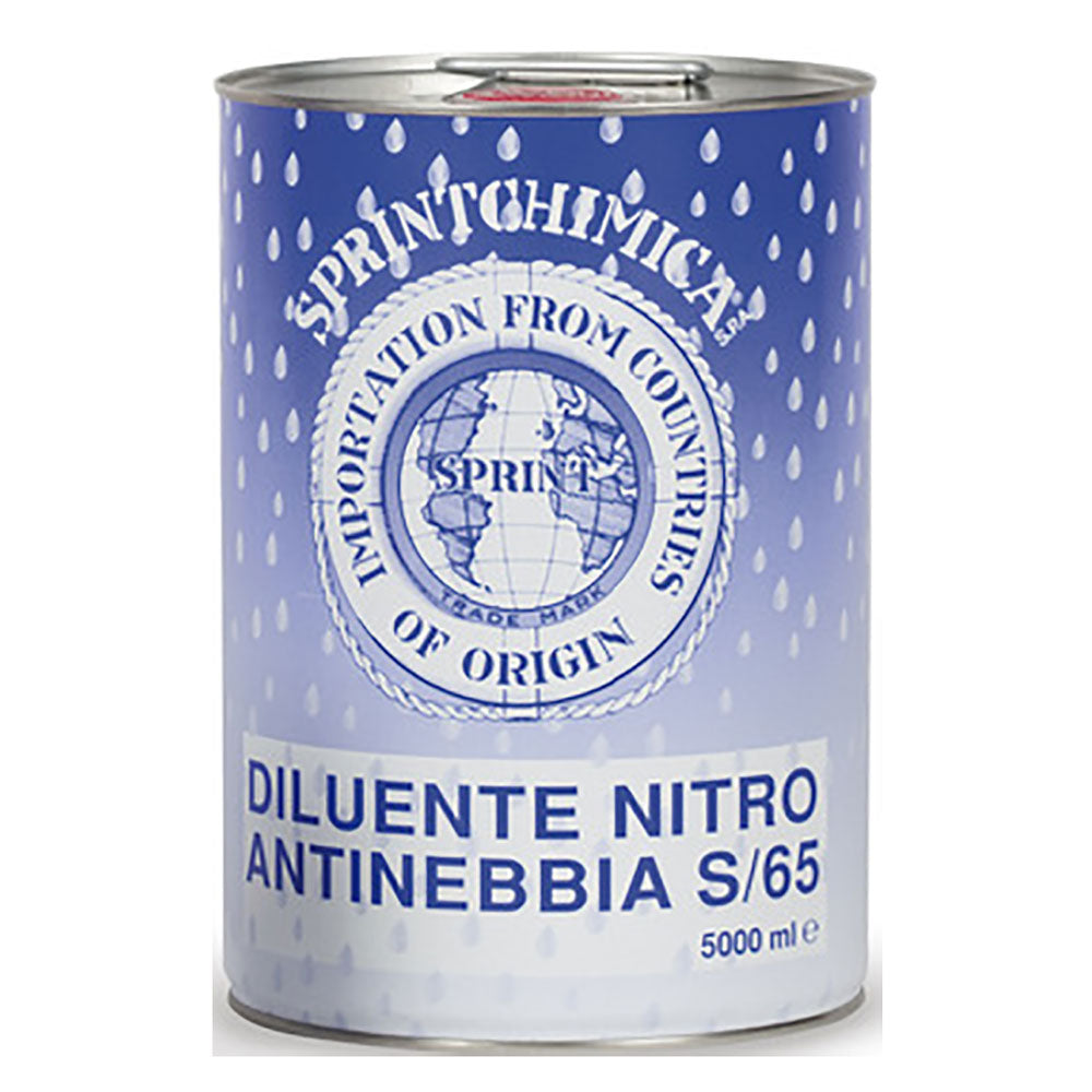 Diluente nitro antinebbia Sprintchimica da 5 litri per vernici e pulizia attrezzi Immagine principale del prodotto