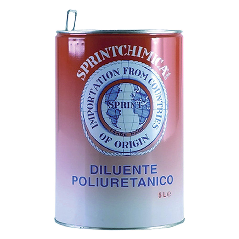 Tanica di diluente poliuretanico Sprintchimica da 5 litri per smalti e fondi 2K