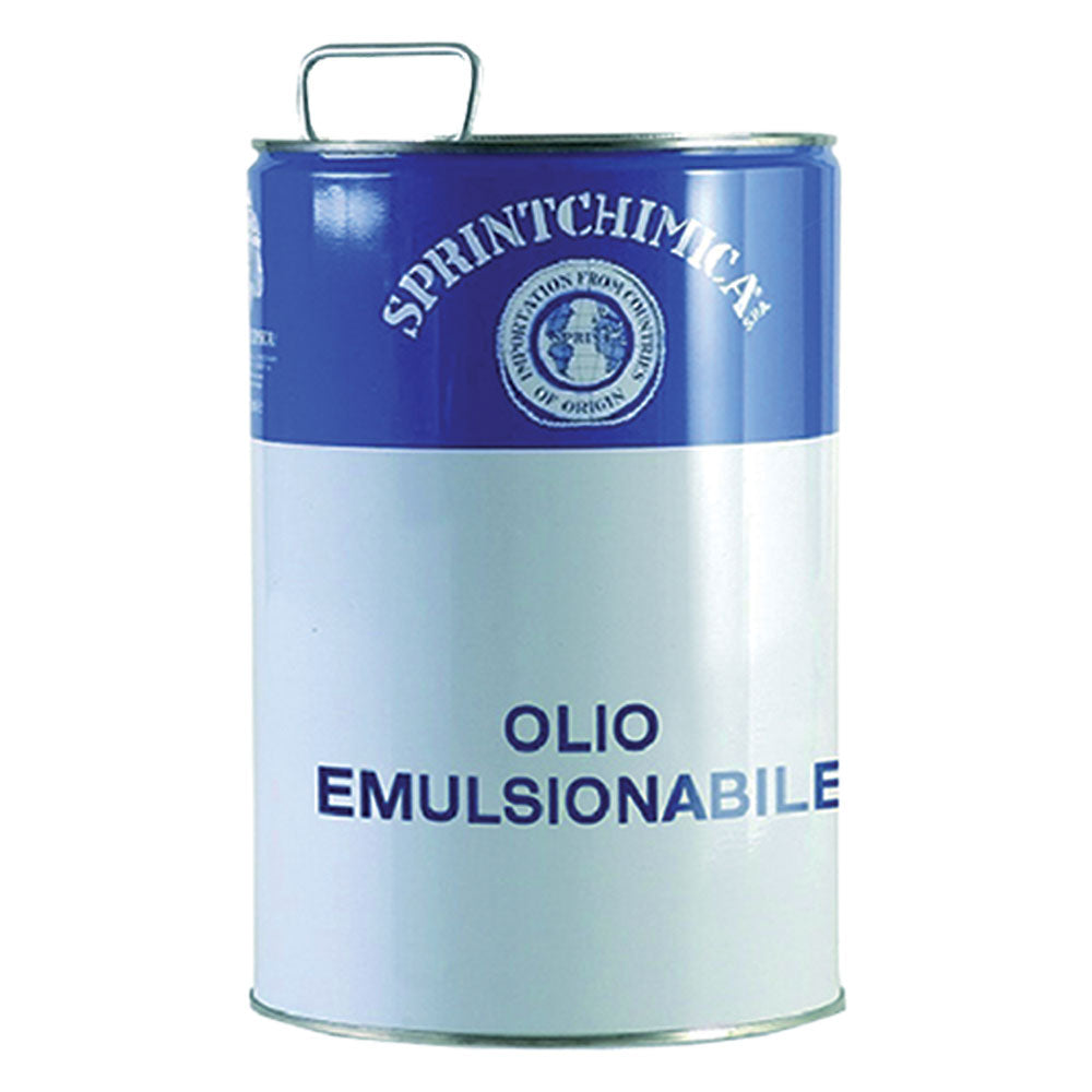 Tanica di olio emulsionabile Sprintchimica da 5 litri lubrificante e disarmante per metalli