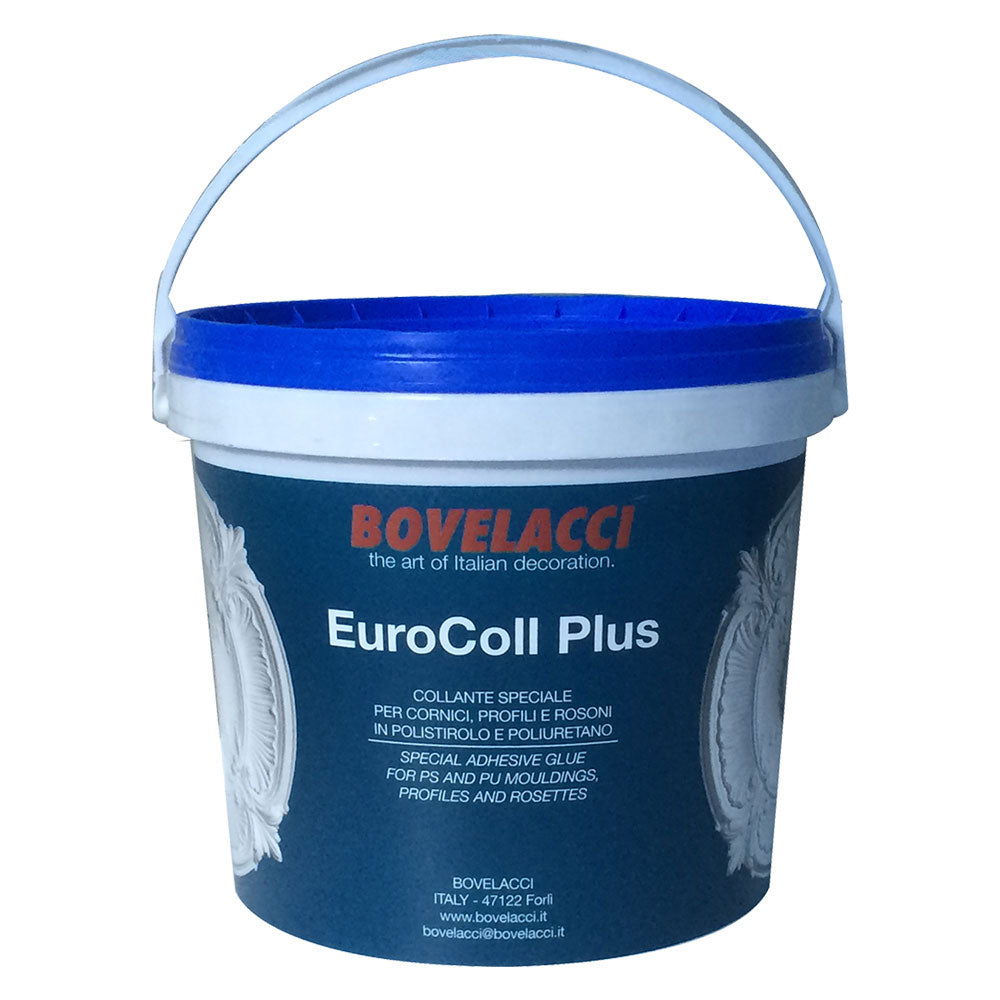 Collante per polistirolo Bovelacci Eurocoll Plus - fusto da 7 kg