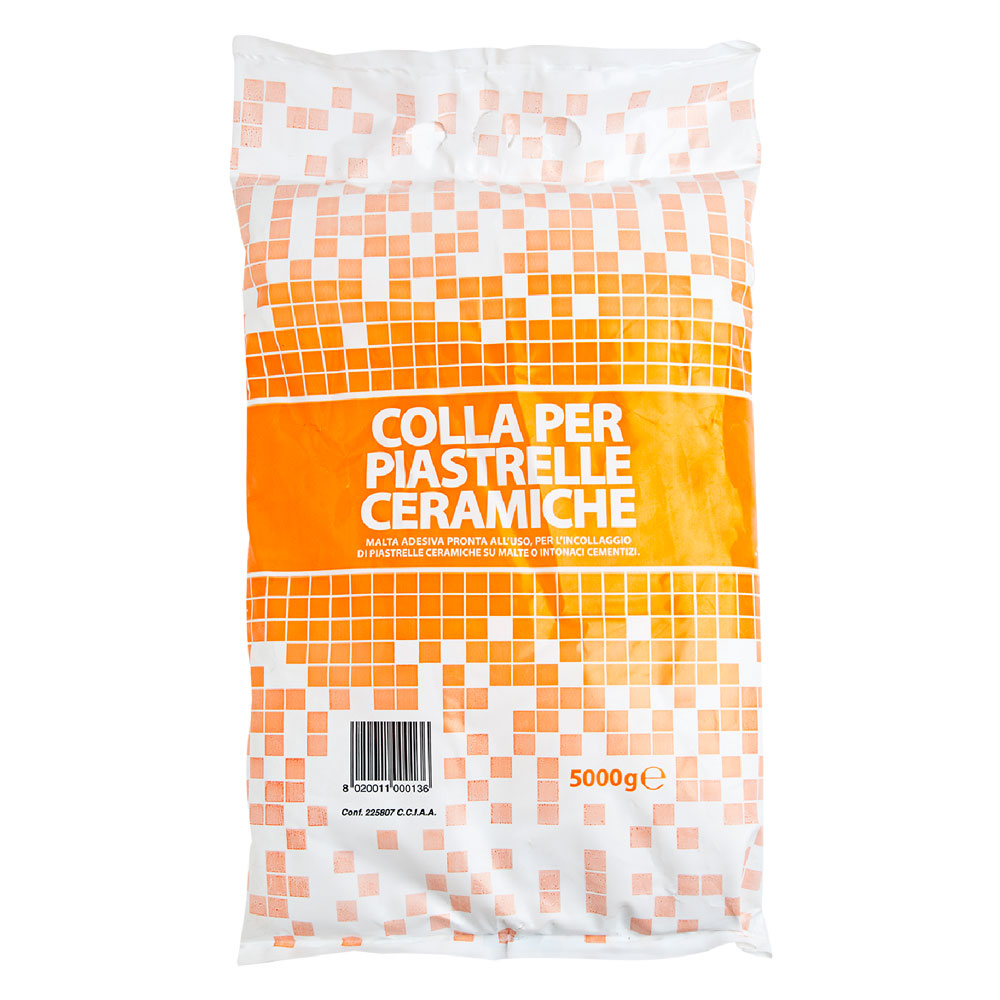 Collante in polvere per piastrelle in busta da 5 kg Immagine principale del prodotto
