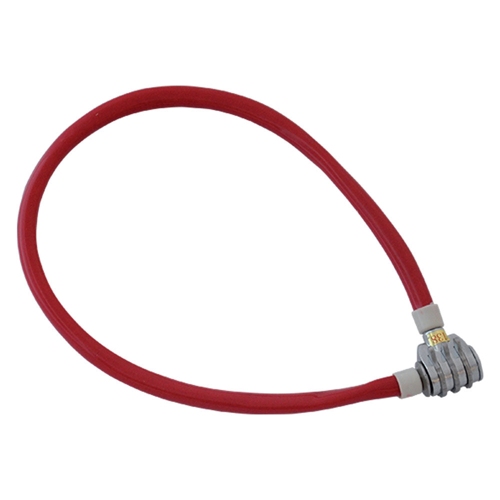 Proteggi bici, moto e scooter con il lucchetto a combinazione da 550 mm. Cavo in acciaio rivestito, sicuro e pratico. Acquista ora!