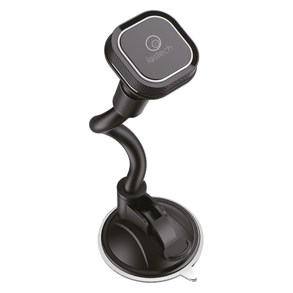 Acquista il supporto smartphone per auto a ventosa LOSTECH. Aggancio magnetico sicuro, sistema anti-vibrazione e rotazione a 360°. Guida in totale sicurezza! Immagine principale del prodotto