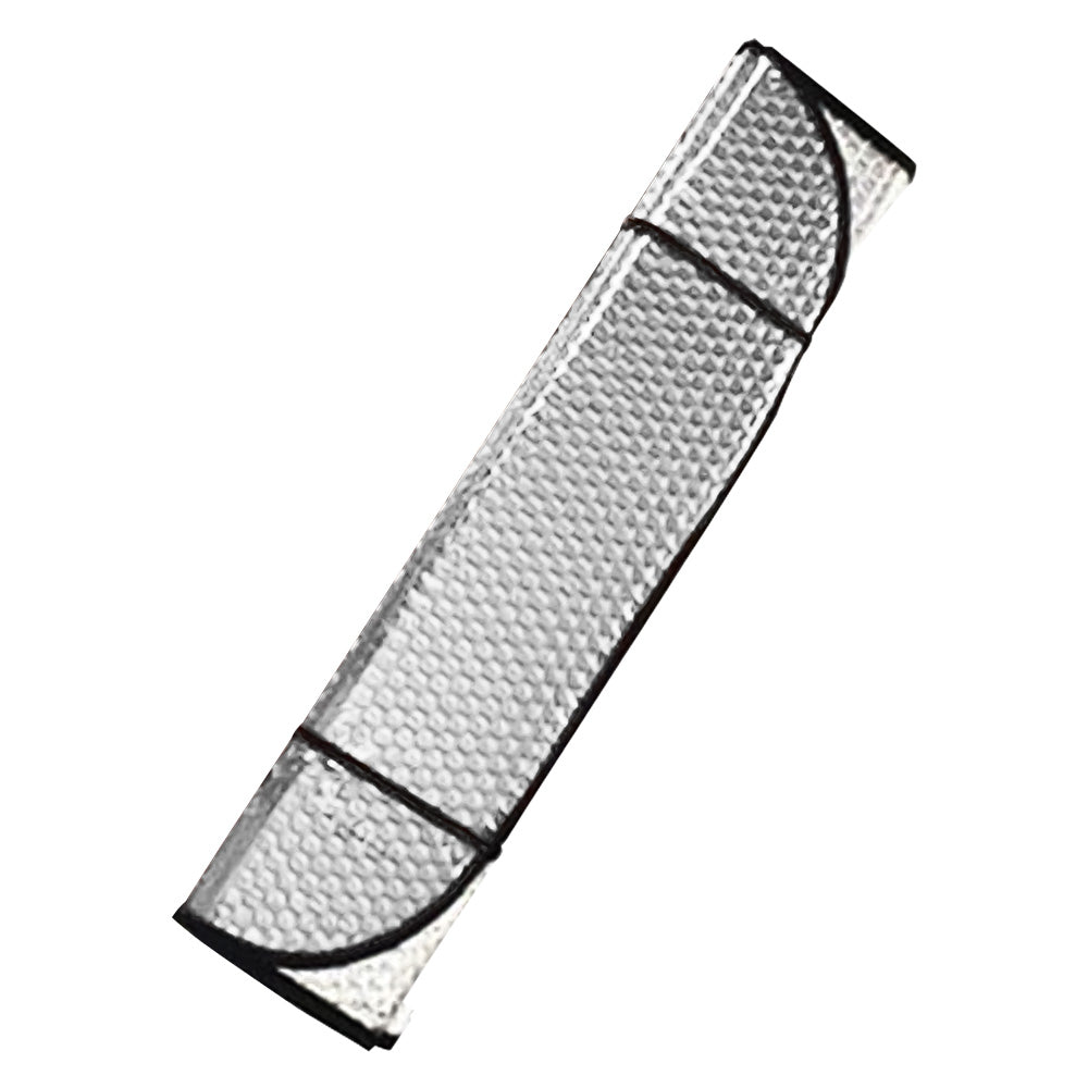 Proteggi l'auto dal calore con il parasole termoriflettente SUNNY 140x70 cm. Doppia lamina, design double-face e ventose incluse. Acquista ora!