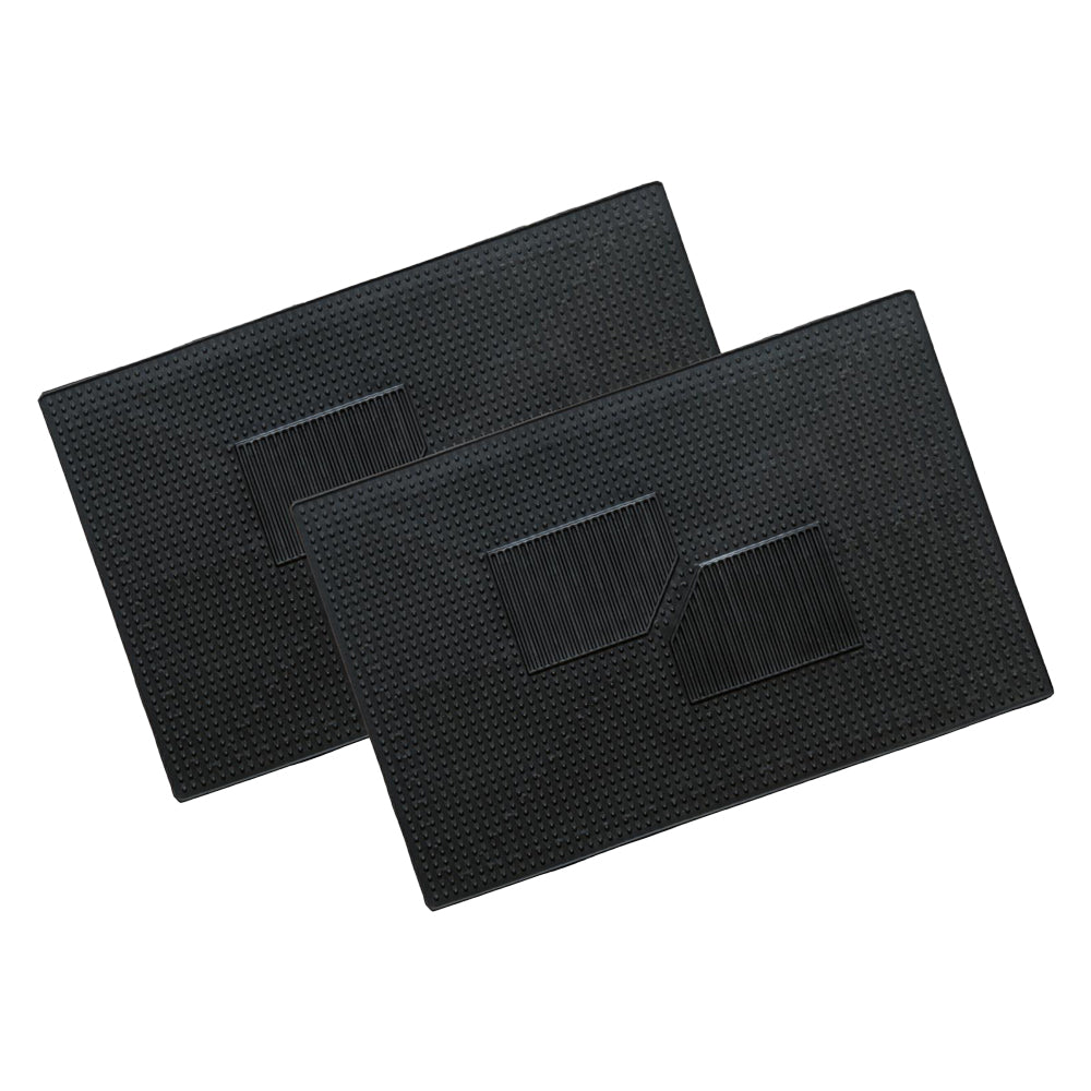 Proteggi l'auto con i tappeti universali TIGER in PVC (46x32 cm). Set 2 pezzi impermeabili, sagomabili e inodori. Mantieni pulito l'abitacolo. Acquista ora!