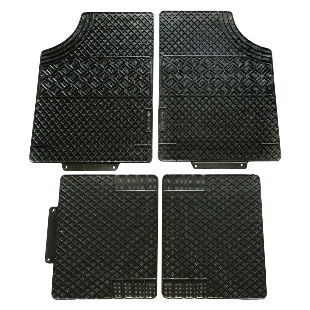 Proteggi la tua auto con i tappeti universali Heron in gomma. Antiscivolo, ritagliabili, impermeabili e inodori. Kit 4 pezzi per ogni stagione. Acquista ora! Immagine principale del prodotto