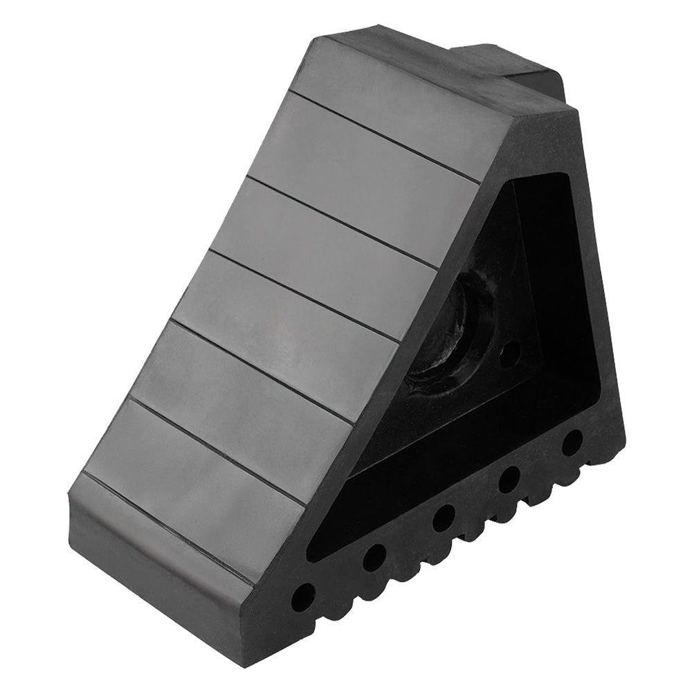 Metti in sicurezza auto e furgoni con il fermo ruota in gomma 20x15x10 cm. Antiscivolo, resistente e con pratica maniglia integrata. Acquista subito online!