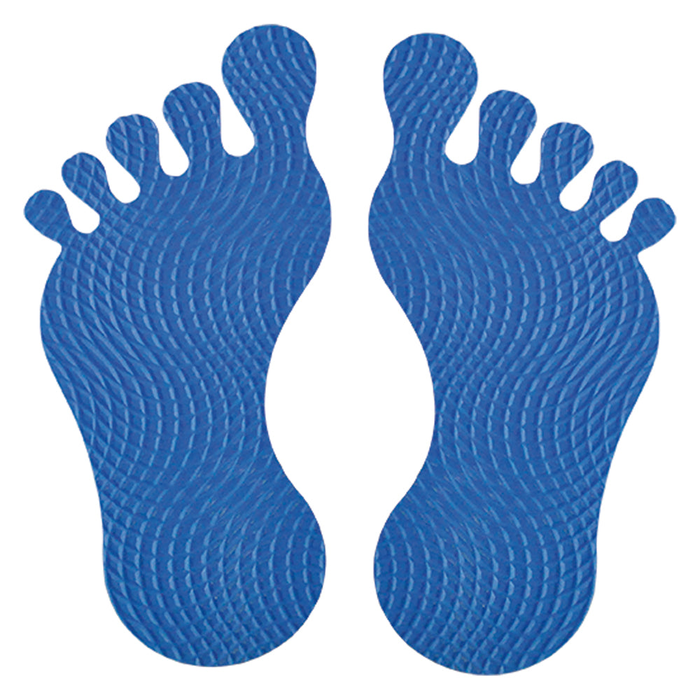 Set di 8 tappetini antiscivolo 'Foot' 4x9 cm per bagno e doccia - confezione 8 pezzi