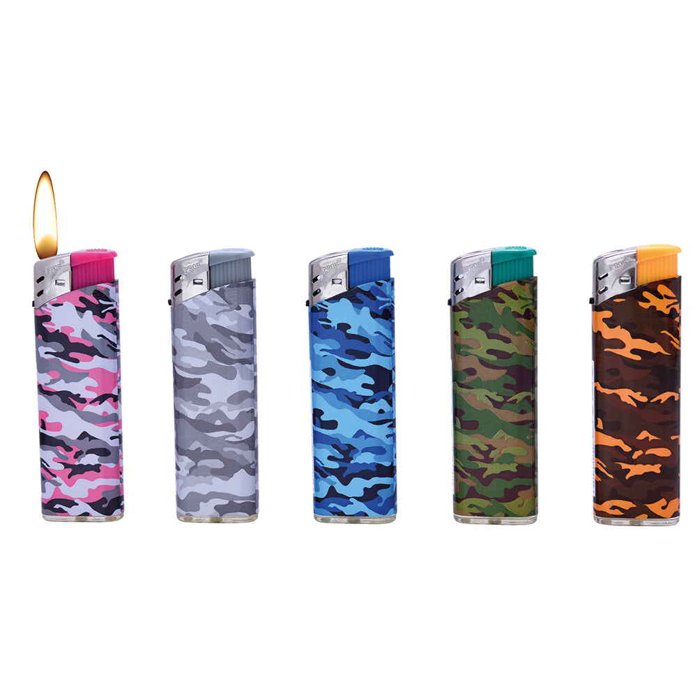 accendino elettronico New Camouflage mimetico