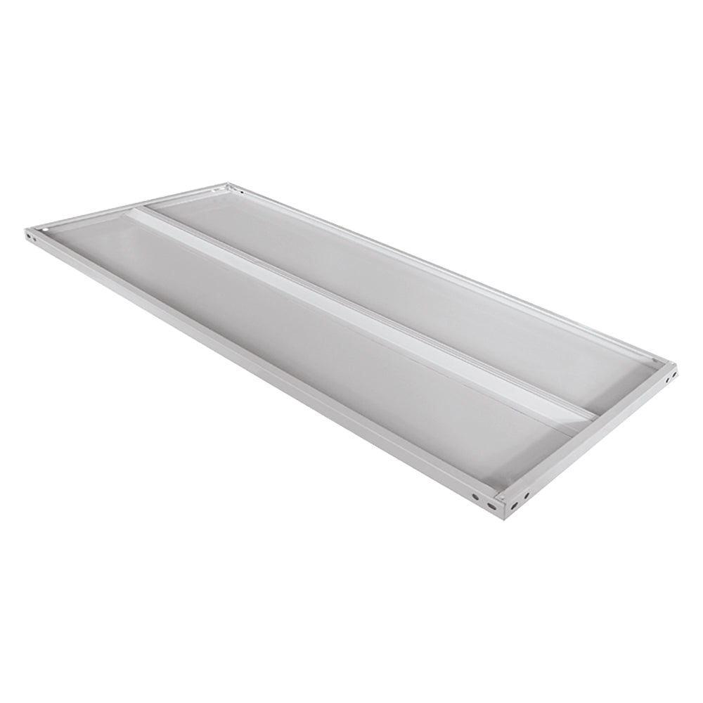 Ripiano unificato Prometal 40x80 cm grigio rinforzato con portata 200 kg