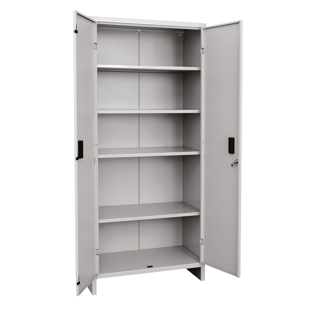 Armadio tuttopiani Prometal Pratiko 60x40x180 cm in lamiera verniciata con 4 ripiani e serratura