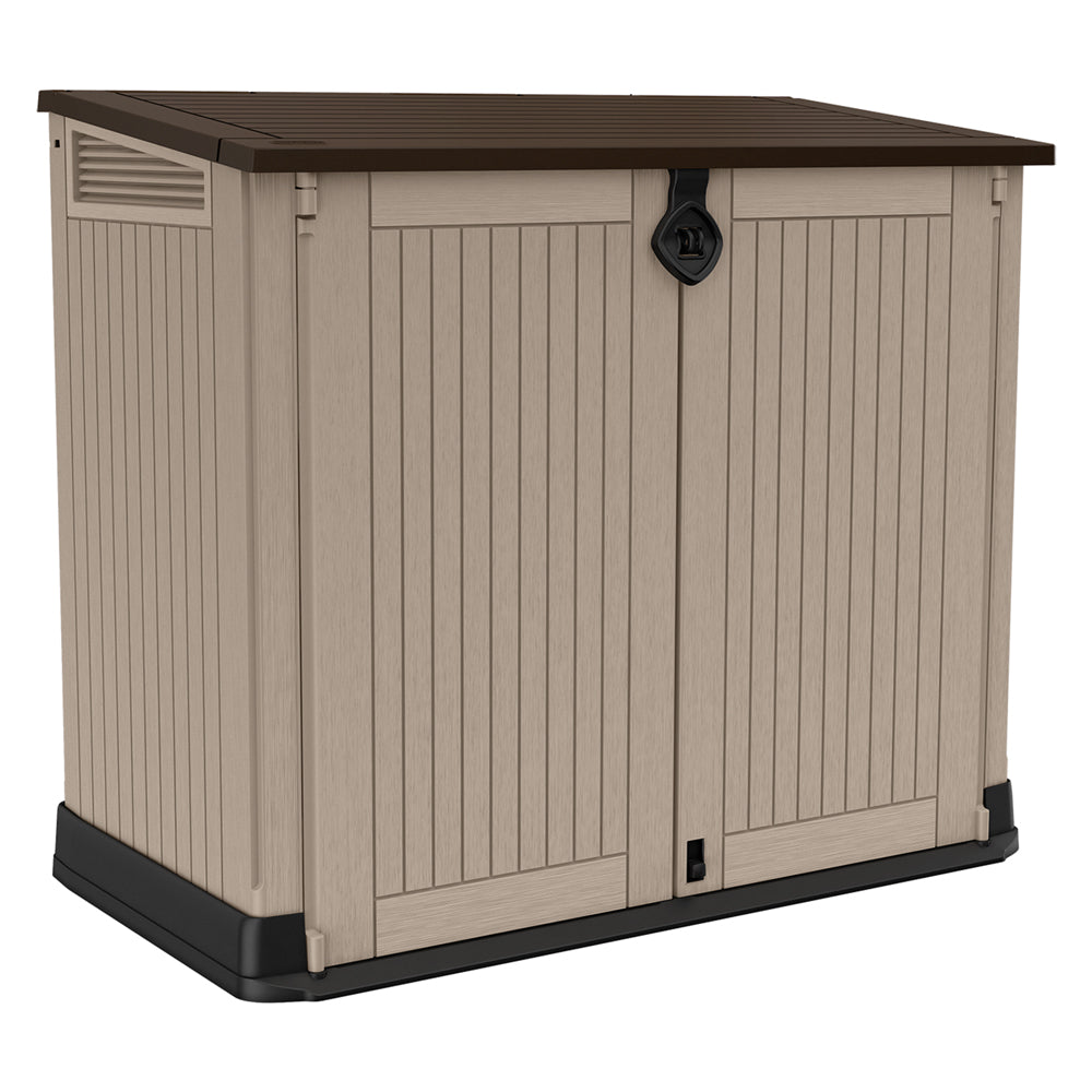 Baule porta attrezzi da esterno Keter Store It Out Midi 845L in resina effetto legno