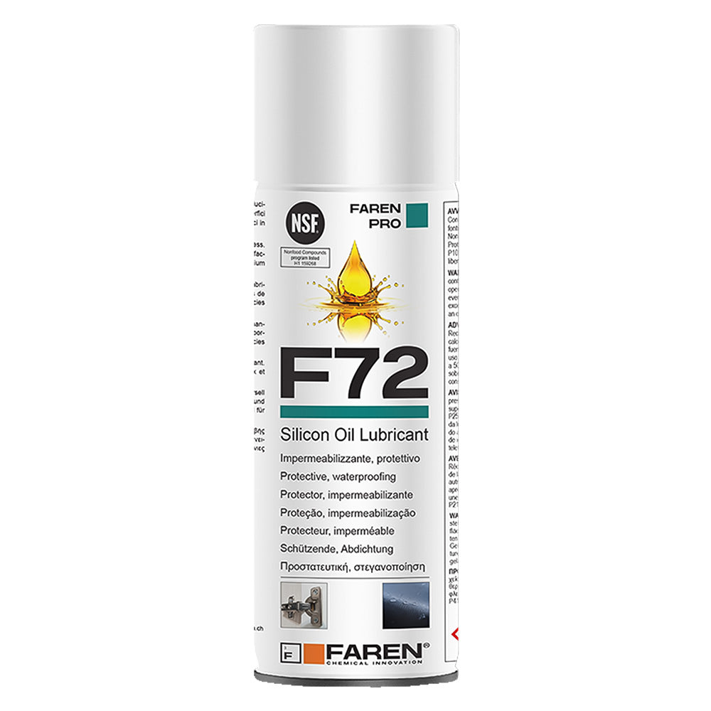 Olio di silicone spray Faren F72 400 ml