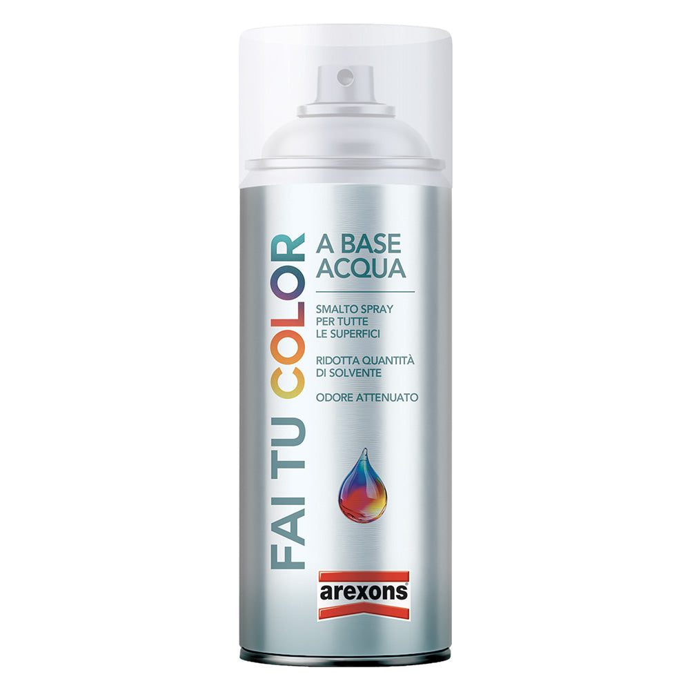 Smalto spray a base acqua Arexons nero lucido 400 ml