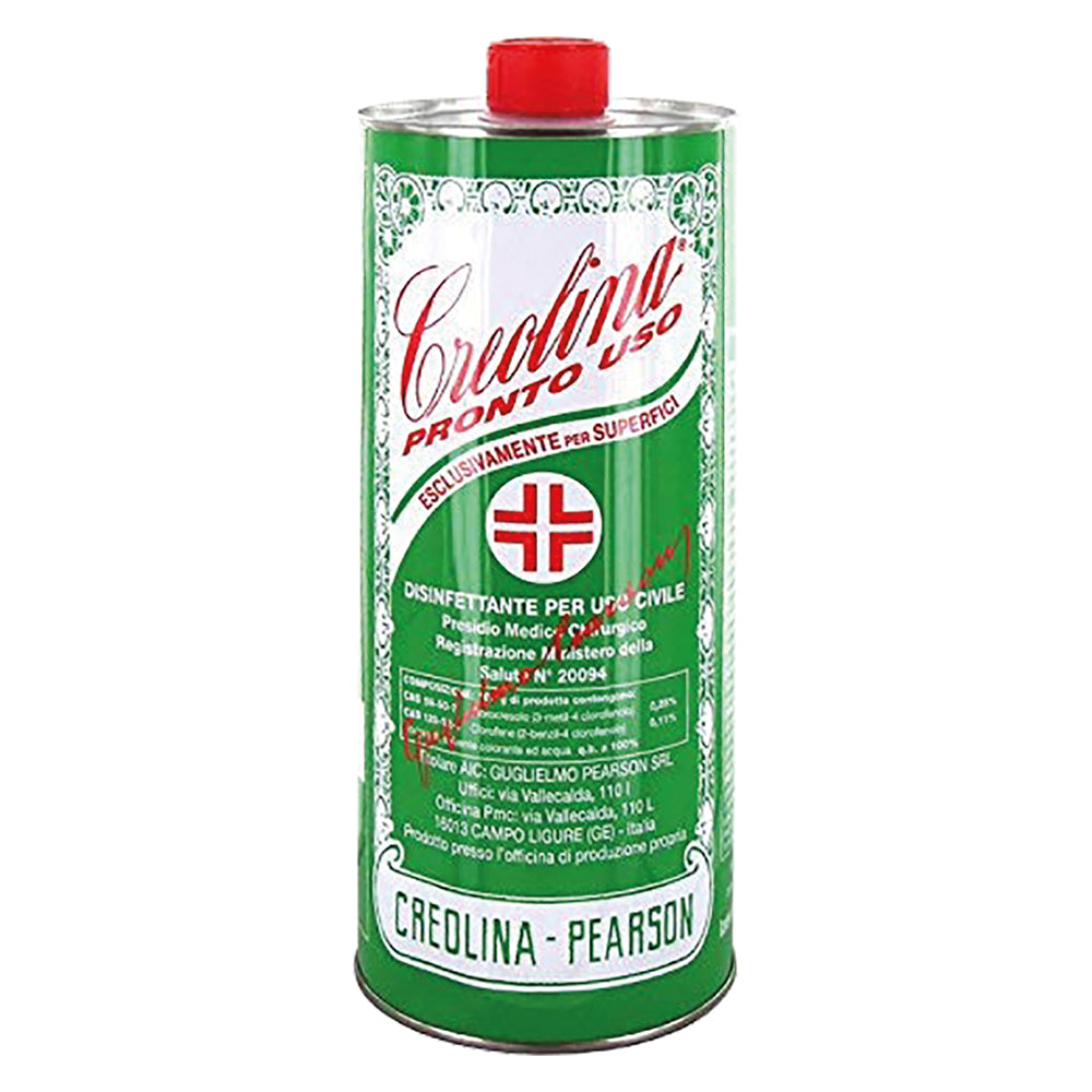 Creolina Pronto Uso Pearson da 1000 ml in latta metallica con tappo antibimbo Immagine principale del prodotto