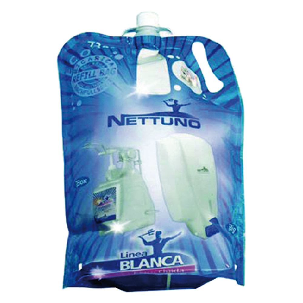 Ricarica crema lavamani Nettuno Linea Blanca Extrafluida da 3000 ml in formato T-Bag Immagine principale del prodotto