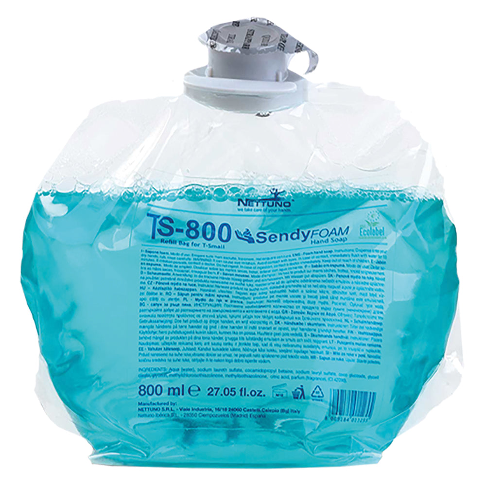 Ricarica di sapone mousse Sendy Foam Nettuno Ecolabel da 800 ml Immagine principale del prodotto