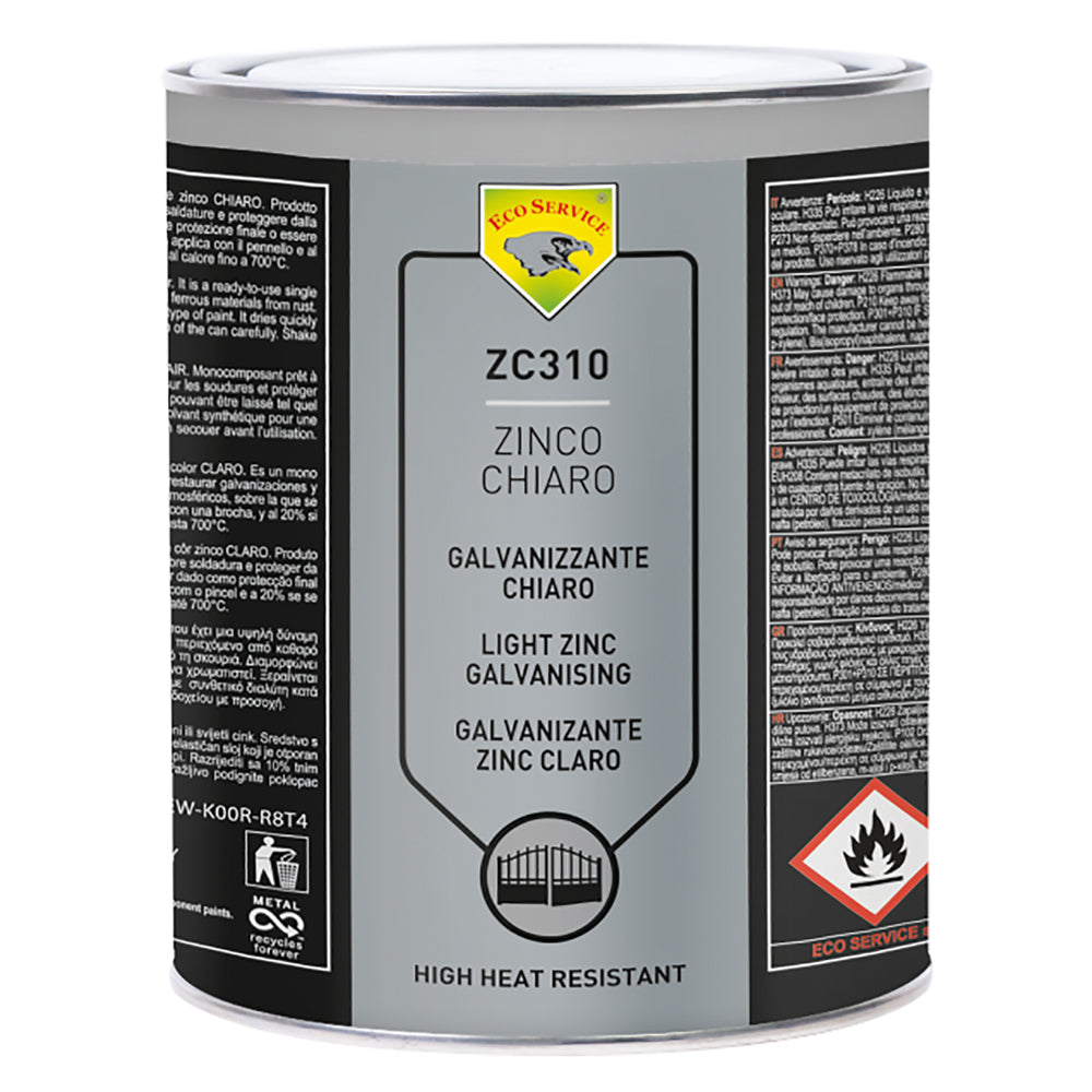 Antiruggine protettiva Zinco Chiaro Eco Service 1 kg