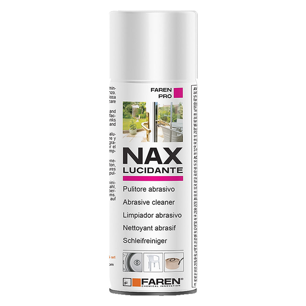 Pulitore spray abrasivo Nax Faren 200 ml per lucidare e rimuovere graffi